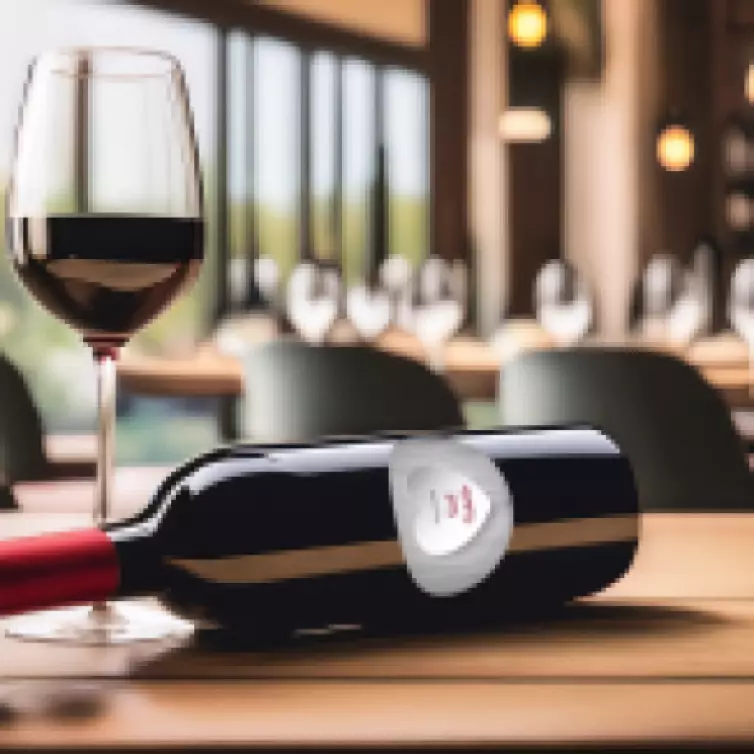 Personalized Valentine's Day minimalist heart-shaped label