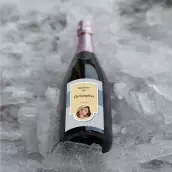 Personalized sticker round baptism