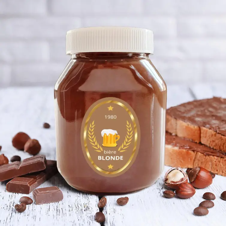 Personalized label for blonde beer