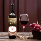 Étiquette personnalisée pour mariage Laura et Paul