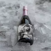 Étiquette personnalisée fête des mères avec photo en noir et blanc