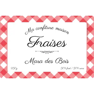 créez votre étiquette de confiture artisanale au design classique et élégant