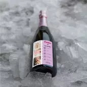 Custom birth label with photo and baby details