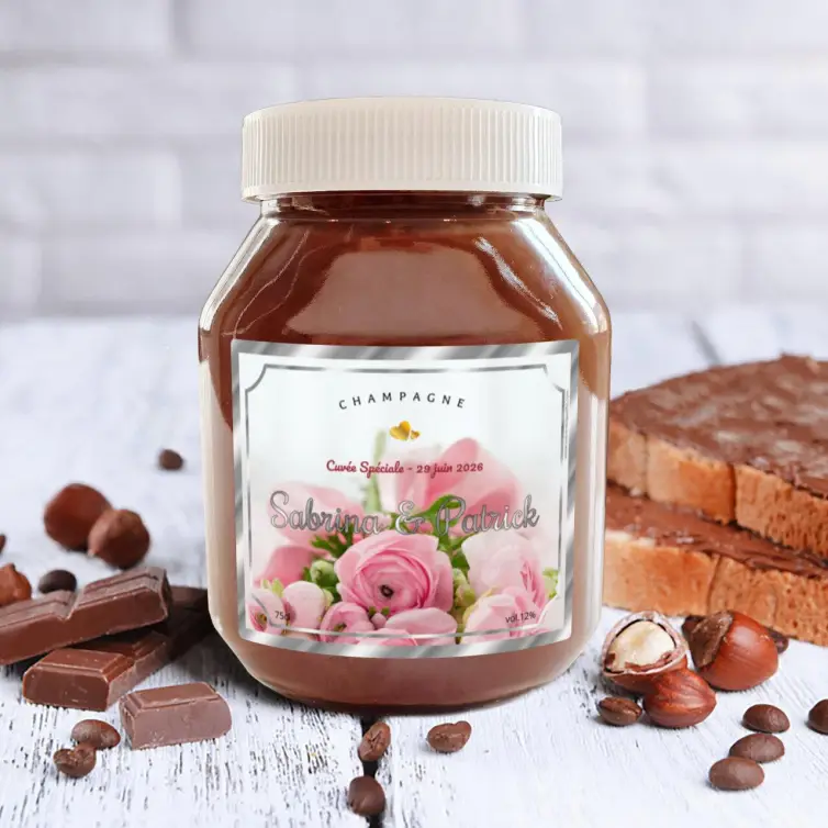 Étiquette personnalisée de champagne pour mariage et événements spéciaux