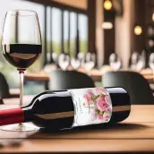 Étiquette personnalisée de champagne pour mariage et événements spéciaux