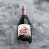 Étiquette personnalisée de champagne pour mariage et événements spéciaux