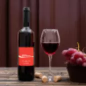 Custom birthday Cola label with iconic red and white design