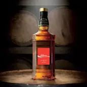 Custom birthday Cola label with iconic red and white design