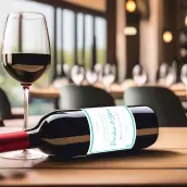 Étiquette personnalisée de champagne pour mariage ou événement spécial