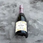 Étiquette personnalisée de crémant et Champagne pour les fêtes de fin d'année