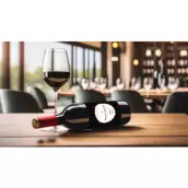 Étiquette personnalisée de champagne pour Noël