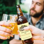 Étiquette autocollante personnalisée château de Gétard