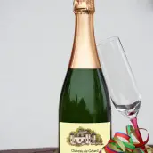 Étiquette autocollante personnalisée château de Gétard