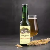 Étiquette autocollante personnalisée château de Gétard