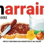 Personalized spread label mini nutella for wedding and events