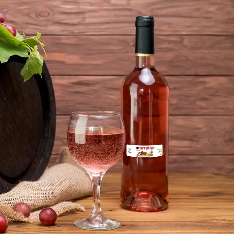 Personalized spread label mini nutella for wedding and events