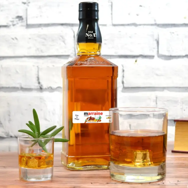 Personalized spread label mini nutella for wedding and events