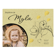 Étiquette créée de  .