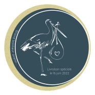 Étiquette créée de  .