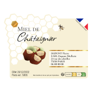 Étiquette créée de  .