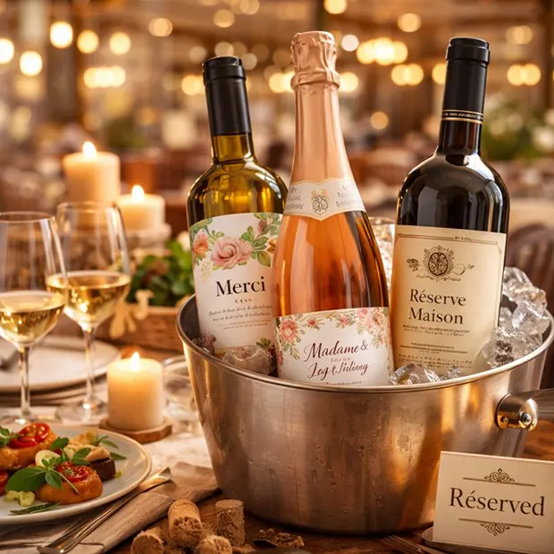 Custom labels for hospitality and venues