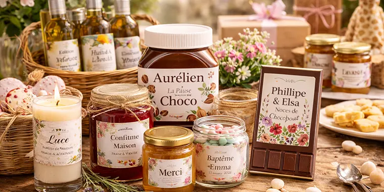 Étiquettes personnalisées pour particuliers